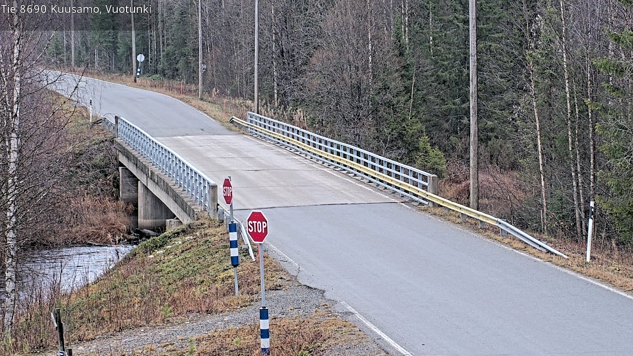 Kelikamerat Kuva Tie 8690 Kuusamo, Vuotunki, Kuusamo, Pohjois-Pohjanmaa