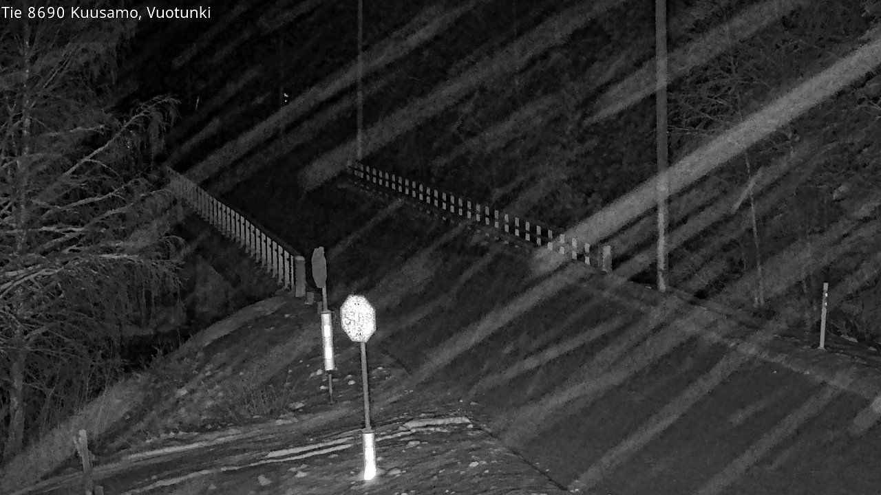 Kelikamerat Kuva Tie 8690 Kuusamo, Vuotunki, Kuusamo, Pohjois-Pohjanmaa