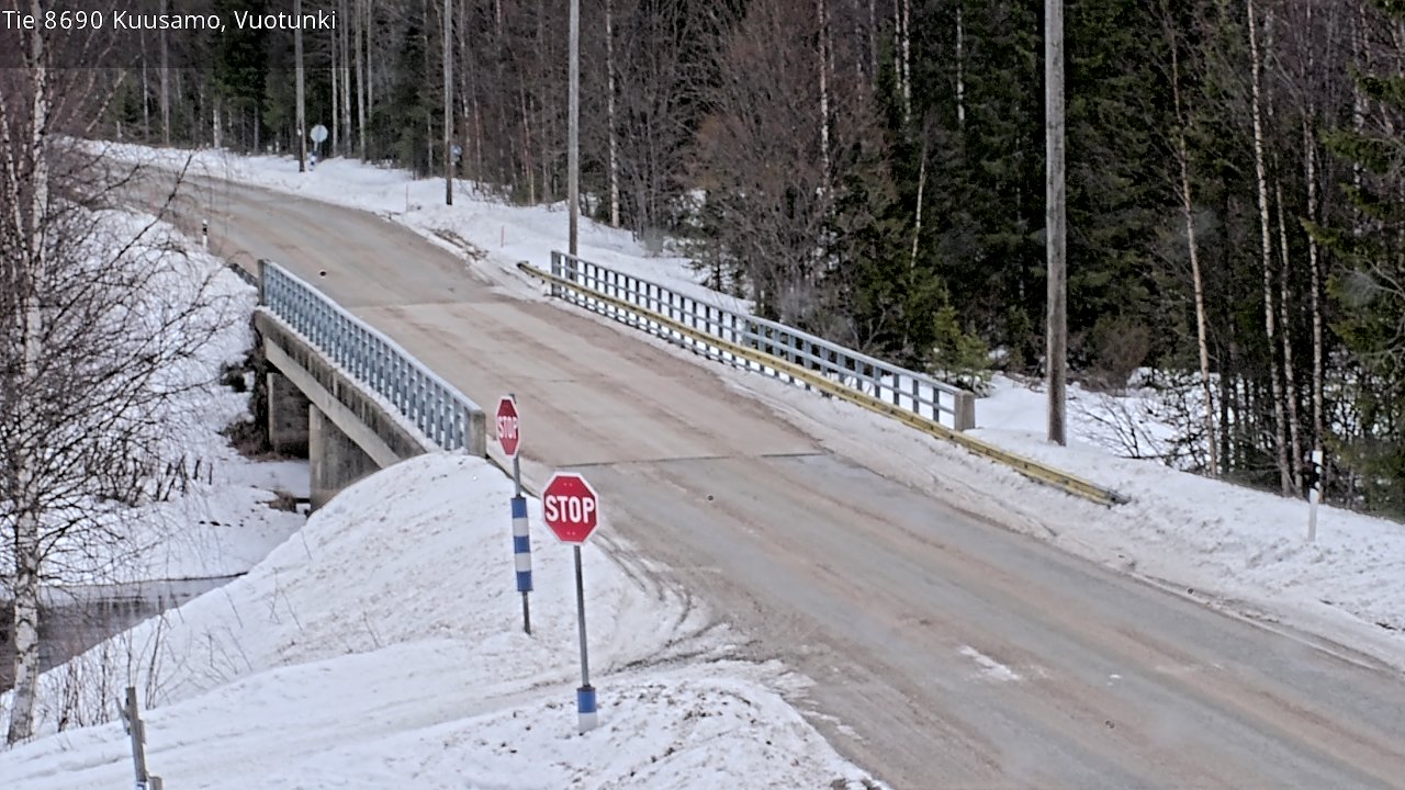Kelikamerat Kuva Tie 8690 Kuusamo, Vuotunki, Kuusamo, Pohjois-Pohjanmaa