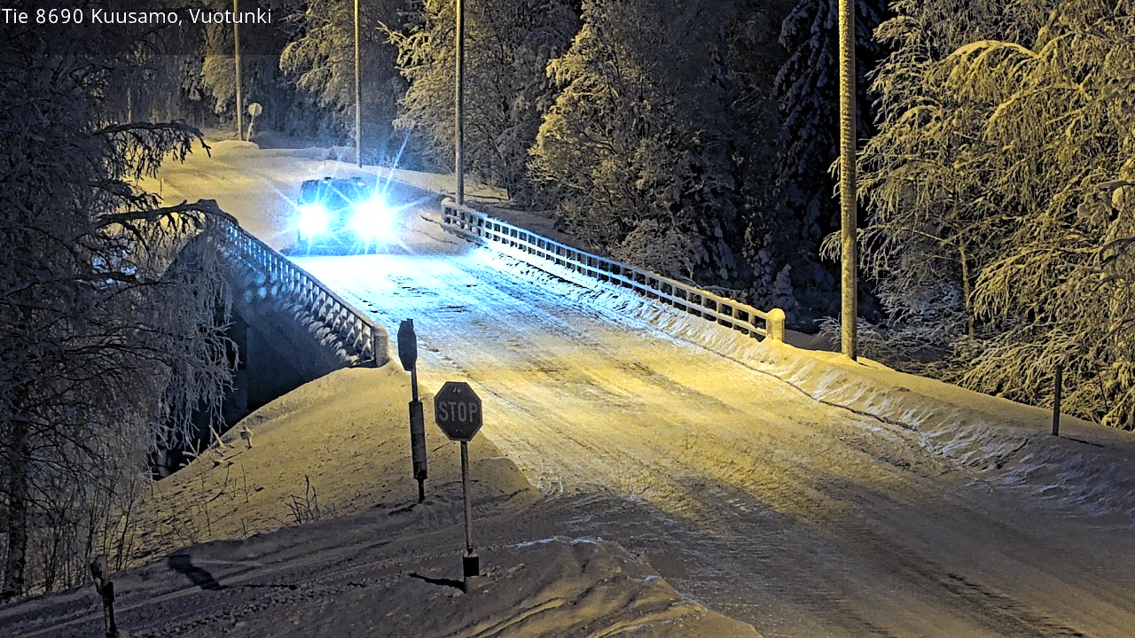 Kelikamerat Kuva Tie 8690 Kuusamo, Vuotunki, Kuusamo, Pohjois-Pohjanmaa