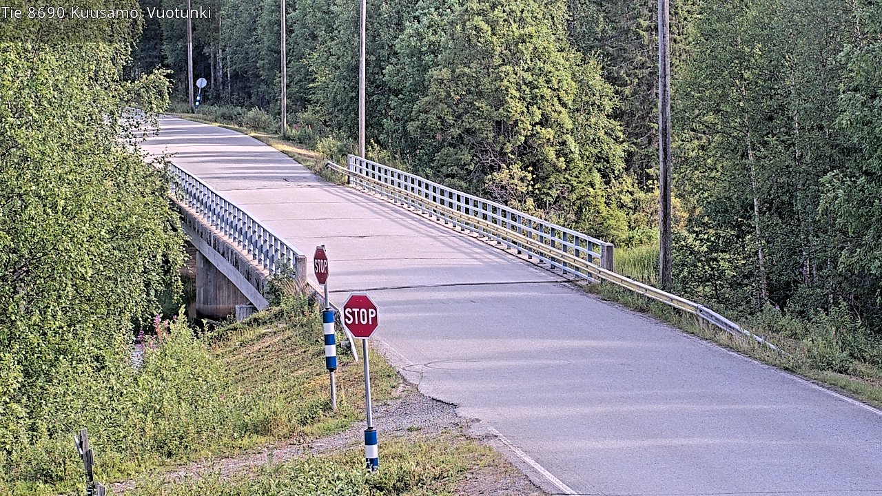 Kelikamerat Kuva Tie 8690 Kuusamo, Vuotunki, Kuusamo, Pohjois-Pohjanmaa