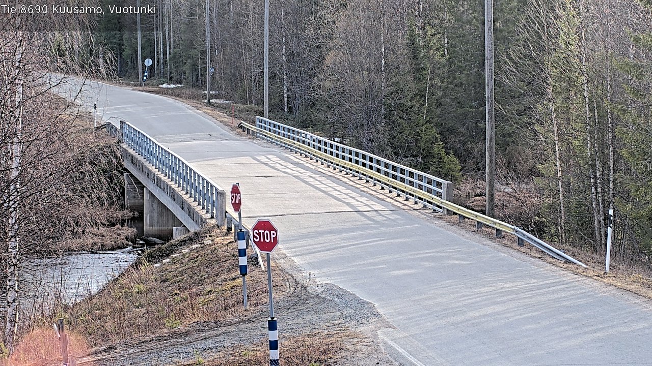 Kelikamerat Kuva Tie 8690 Kuusamo, Vuotunki, Kuusamo, Pohjois-Pohjanmaa