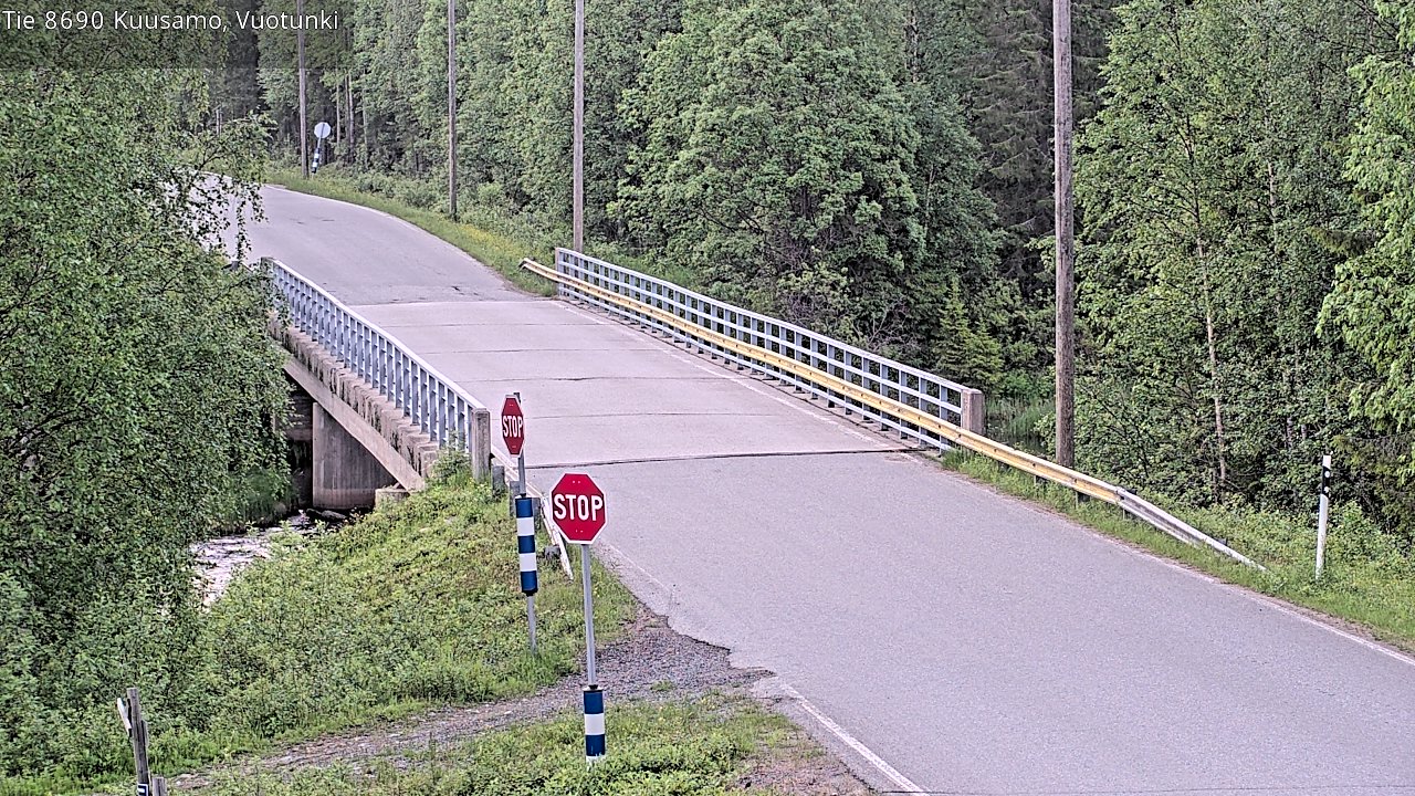 Kelikamerat Kuva Tie 8690 Kuusamo, Vuotunki, Kuusamo, Pohjois-Pohjanmaa