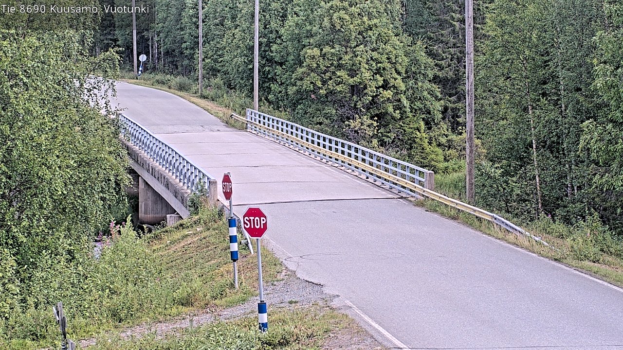 Kelikamerat Kuva Tie 8690 Kuusamo, Vuotunki, Kuusamo, Pohjois-Pohjanmaa
