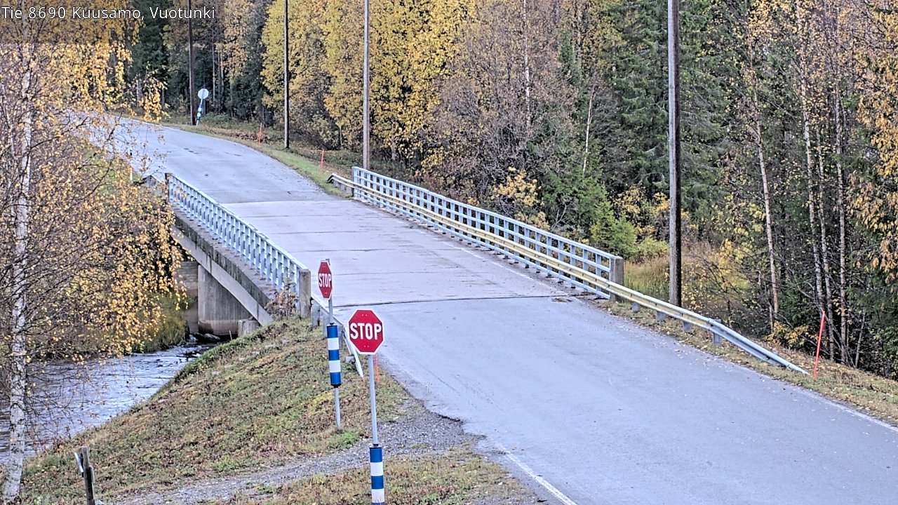 Kelikamerat Kuva Tie 8690 Kuusamo, Vuotunki, Kuusamo, Pohjois-Pohjanmaa