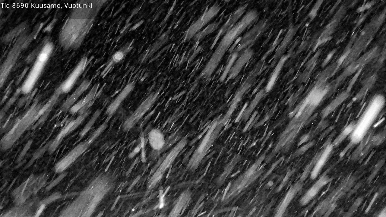 Weather Camera Image Väg 8690 Kuusamo, Vuotunki, Kuusamo, Pohjois-Pohjanmaa