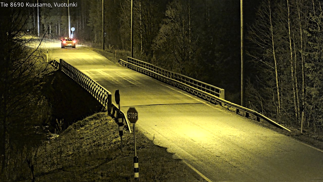 Kelikamerat Kuva Tie 8690 Kuusamo, Vuotunki, Kuusamo, Pohjois-Pohjanmaa