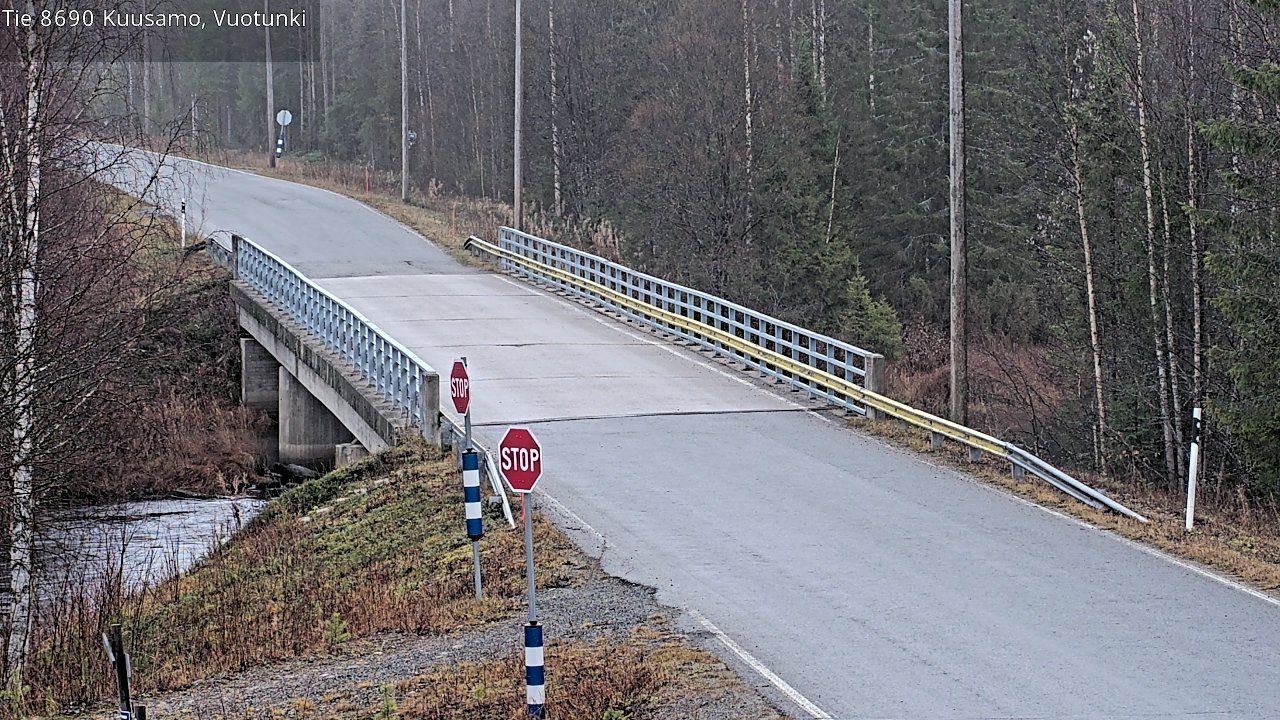 Kelikamerat Kuva Tie 8690 Kuusamo, Vuotunki, Kuusamo, Pohjois-Pohjanmaa