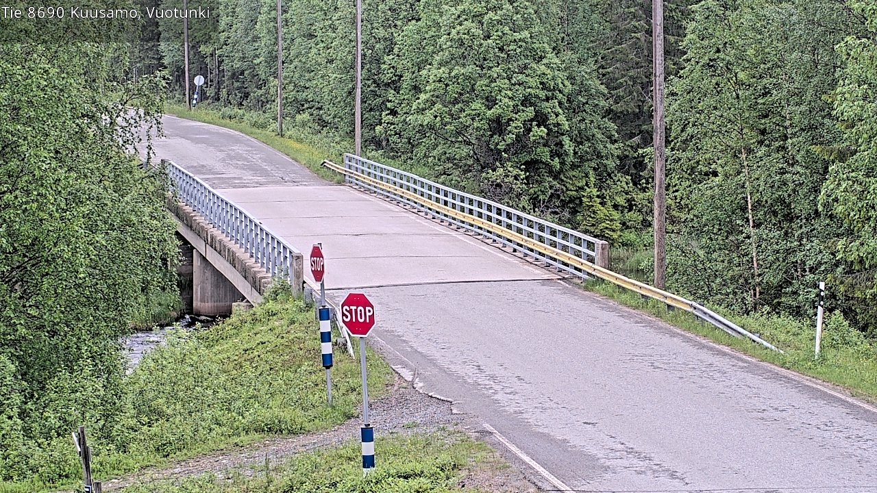 Kelikamerat Kuva Tie 8690 Kuusamo, Vuotunki, Kuusamo, Pohjois-Pohjanmaa