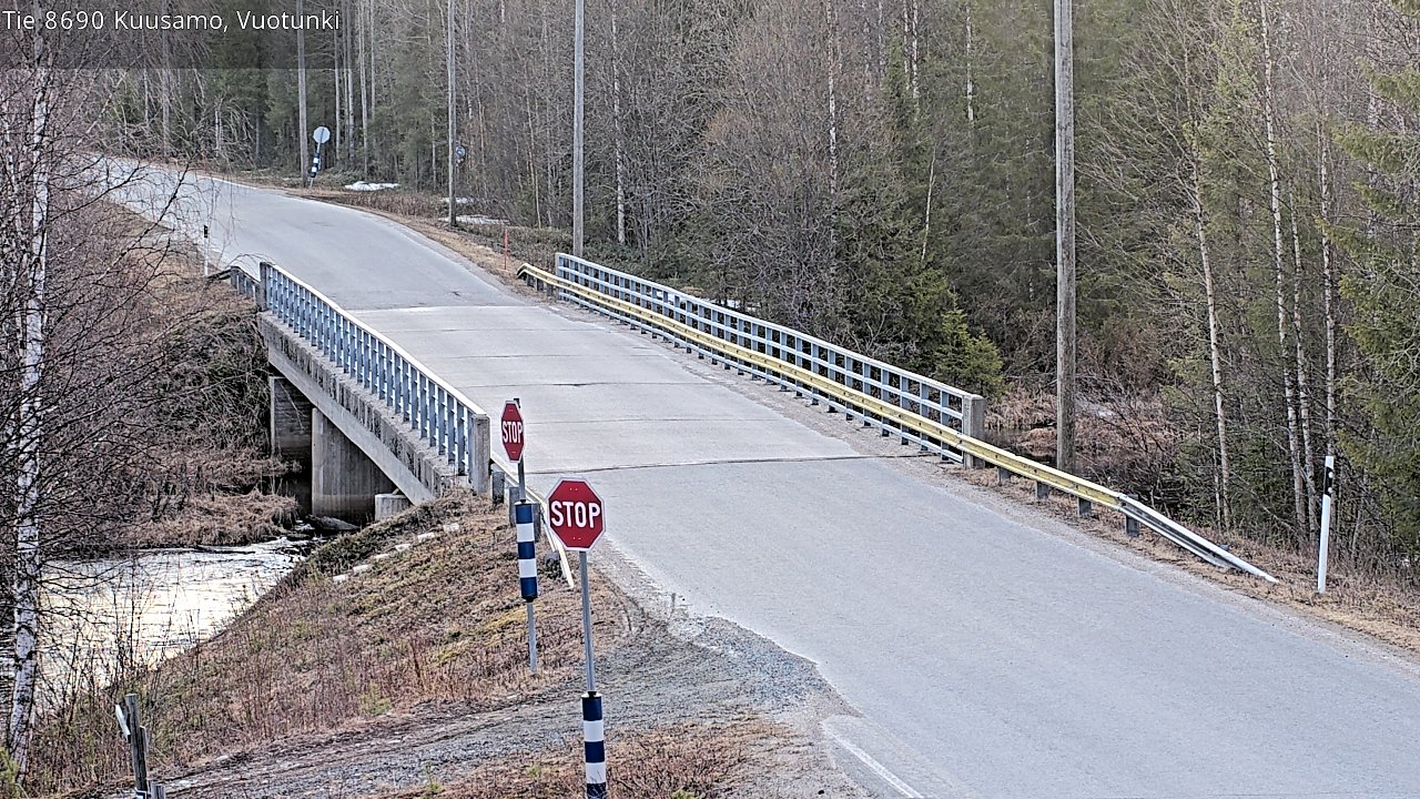 Kelikamerat Kuva Tie 8690 Kuusamo, Vuotunki, Kuusamo, Pohjois-Pohjanmaa
