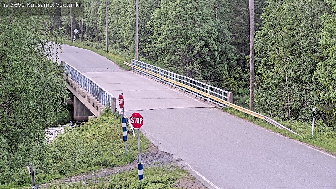 Kelikamerat Kuva Tie 8690 Kuusamo, Vuotunki, Kuusamo, Pohjois-Pohjanmaa