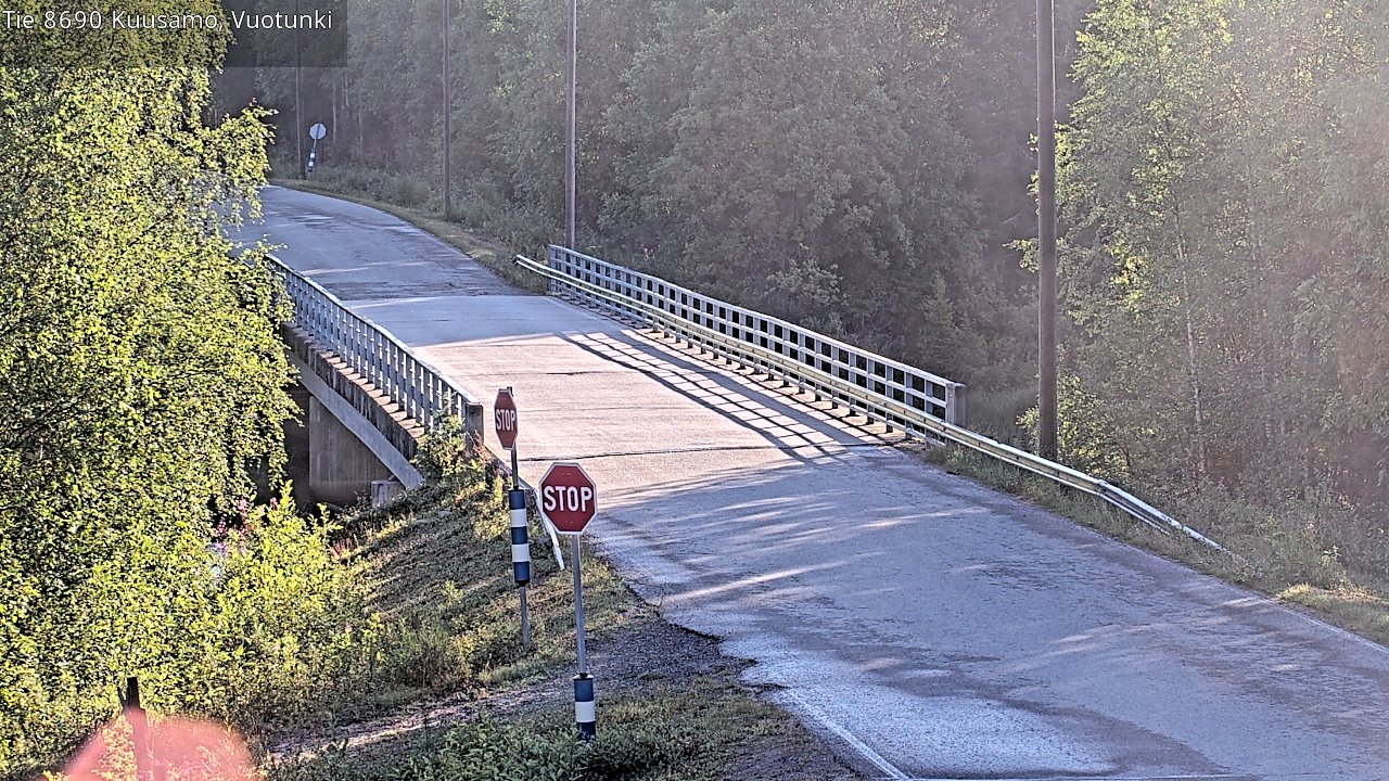 Weather Camera Image Road 8690 Kuusamo, Vuotunki, Kuusamo, Pohjois-Pohjanmaa