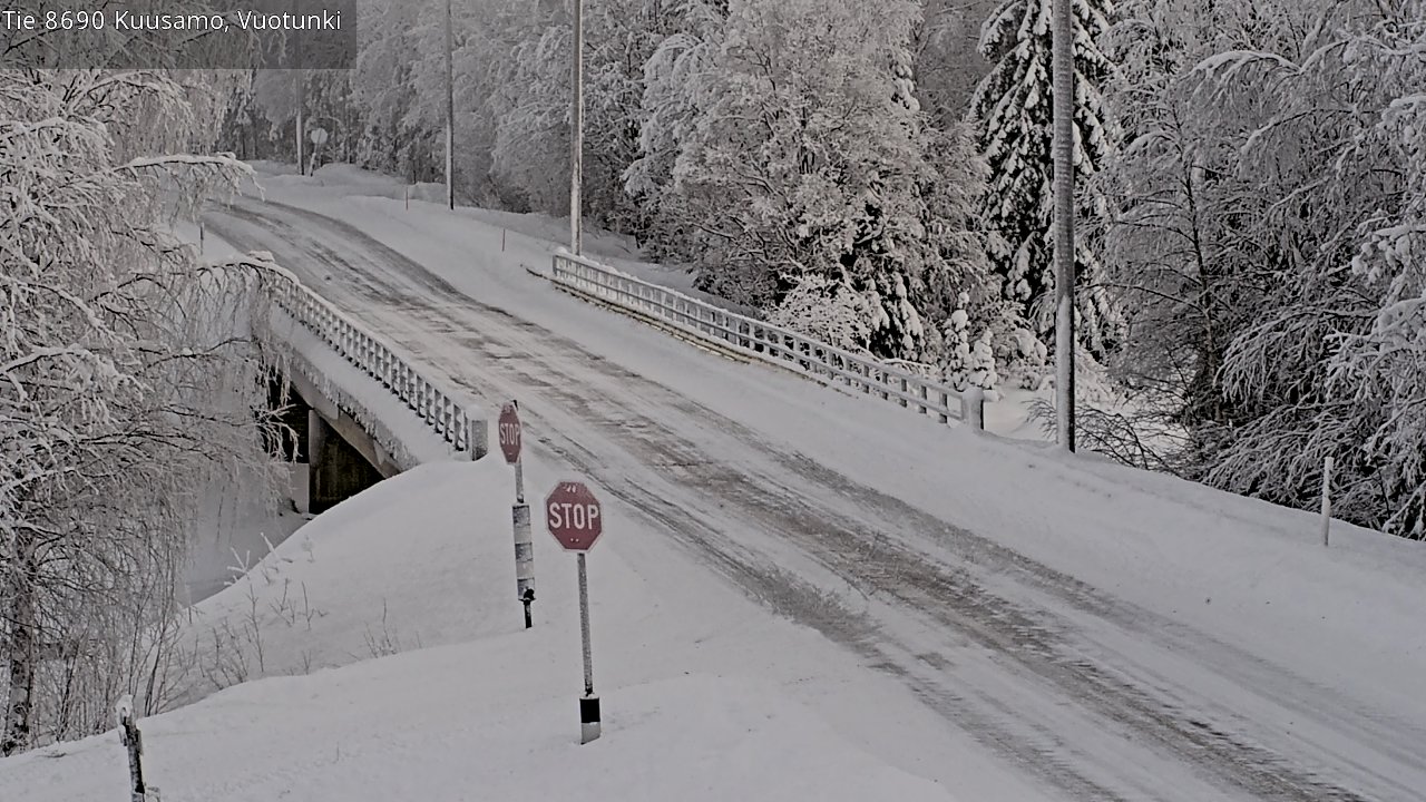Kelikamerat Kuva Tie 8690 Kuusamo, Vuotunki, Kuusamo, Pohjois-Pohjanmaa