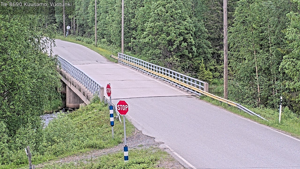 Kelikamerat Kuva Tie 8690 Kuusamo, Vuotunki, Kuusamo, Pohjois-Pohjanmaa