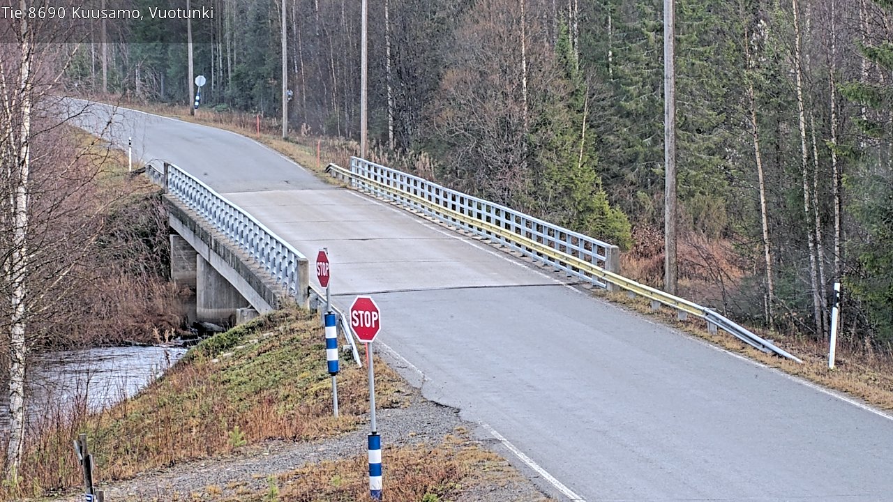 Kelikamerat Kuva Tie 8690 Kuusamo, Vuotunki, Kuusamo, Pohjois-Pohjanmaa