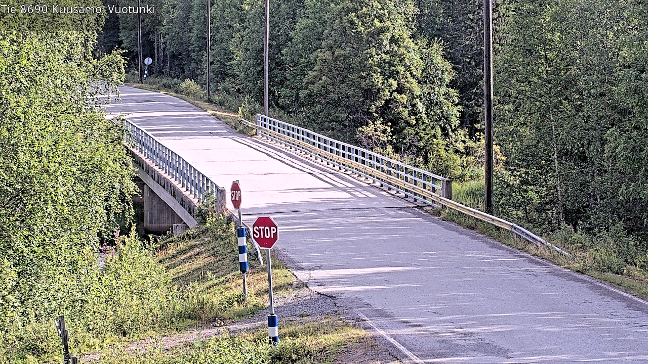 Kelikamerat Kuva Tie 8690 Kuusamo, Vuotunki, Kuusamo, Pohjois-Pohjanmaa