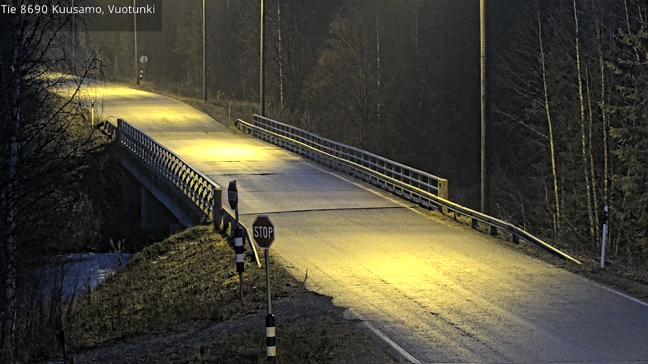 Kelikamerat Kuva Tie 8690 Kuusamo, Vuotunki, Kuusamo, Pohjois-Pohjanmaa