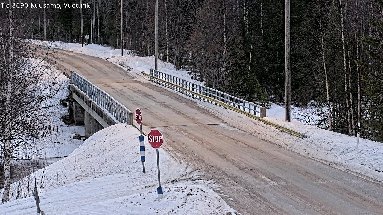 Kelikamerat Kuva Tie 8690 Kuusamo, Vuotunki, Kuusamo, Pohjois-Pohjanmaa