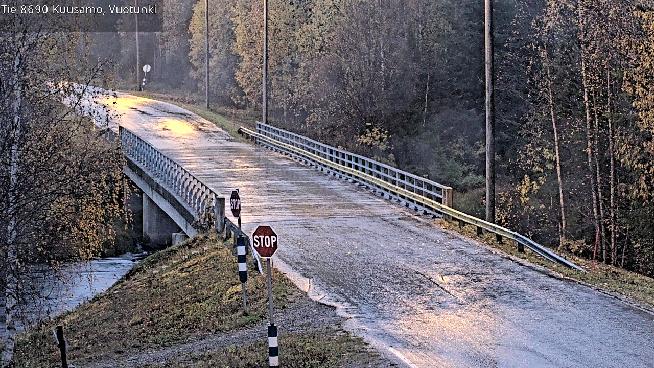 Weather Camera Image Väg 8690 Kuusamo, Vuotunki, Kuusamo, Pohjois-Pohjanmaa