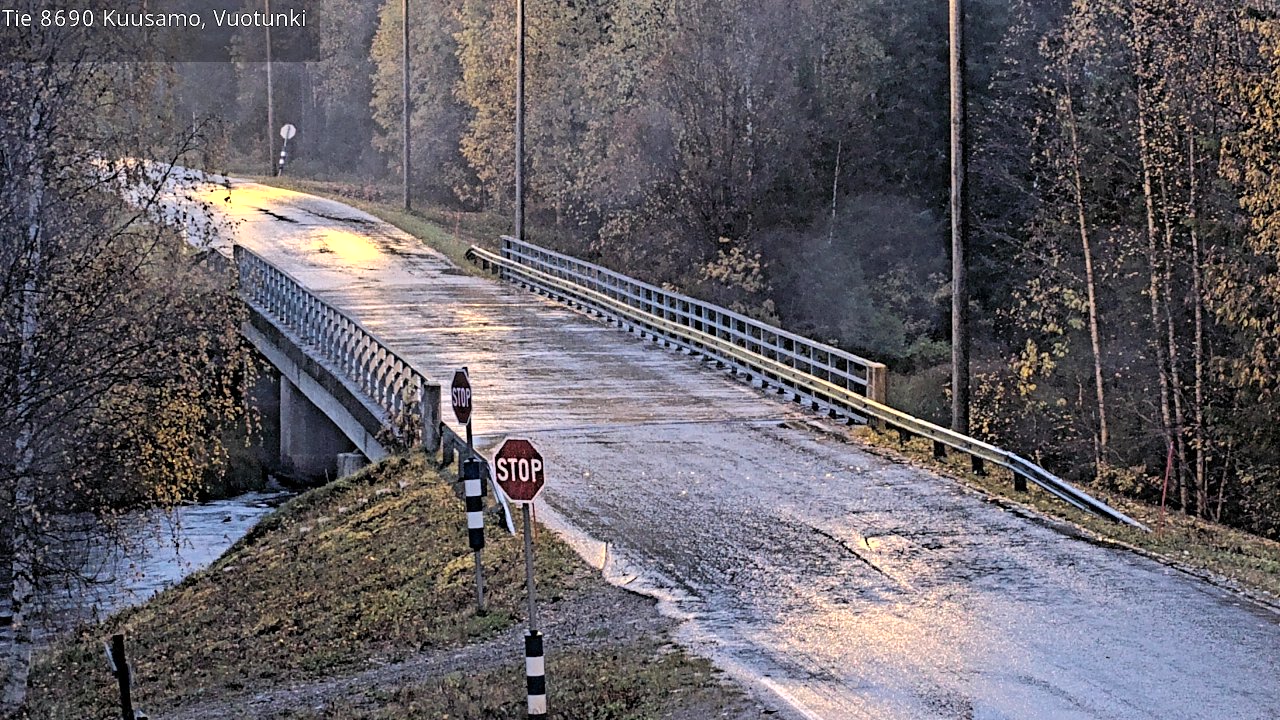 Weather Camera Image Väg 8690 Kuusamo, Vuotunki, Kuusamo, Pohjois-Pohjanmaa