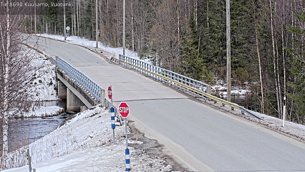Kelikamerat Kuva Tie 8690 Kuusamo, Vuotunki, Kuusamo, Pohjois-Pohjanmaa