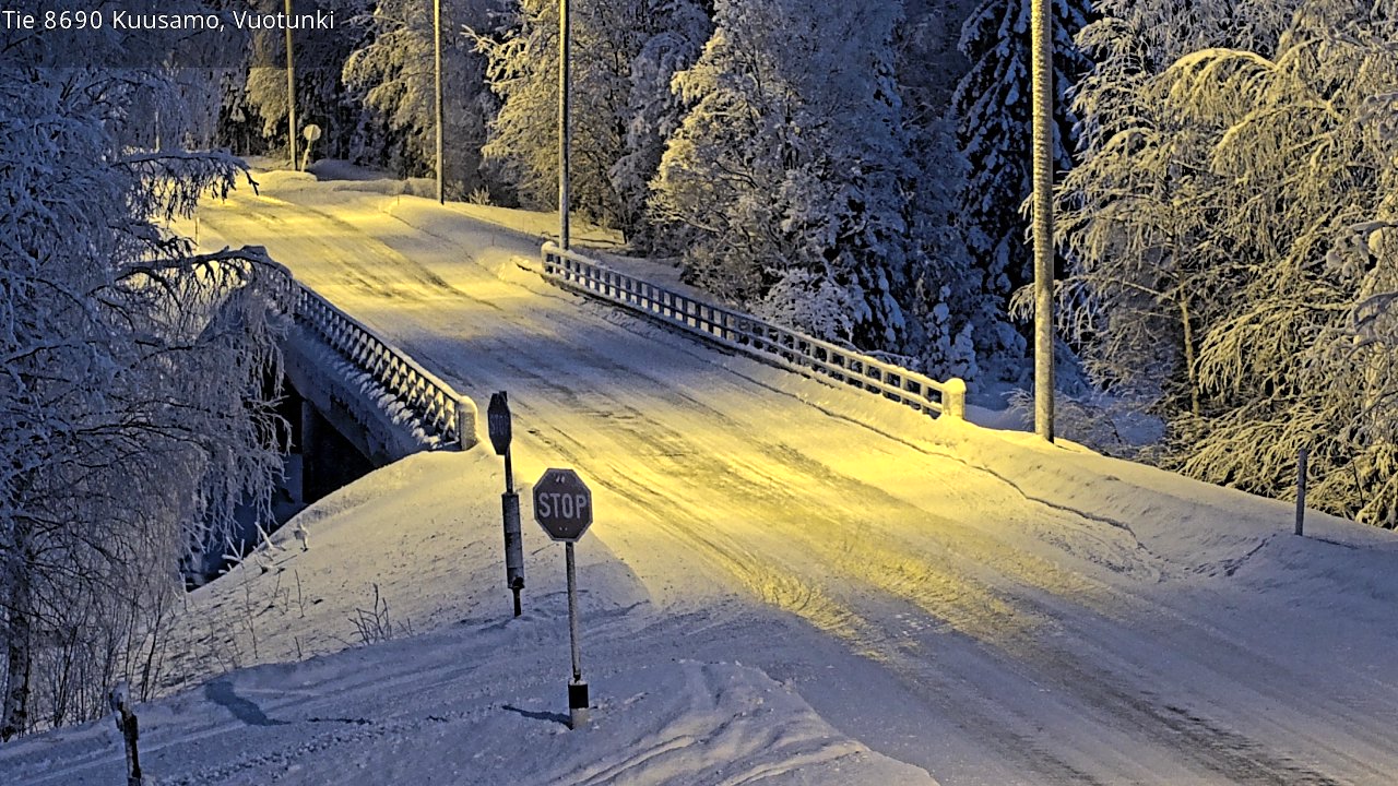 Kelikamerat Kuva Tie 8690 Kuusamo, Vuotunki, Kuusamo, Pohjois-Pohjanmaa