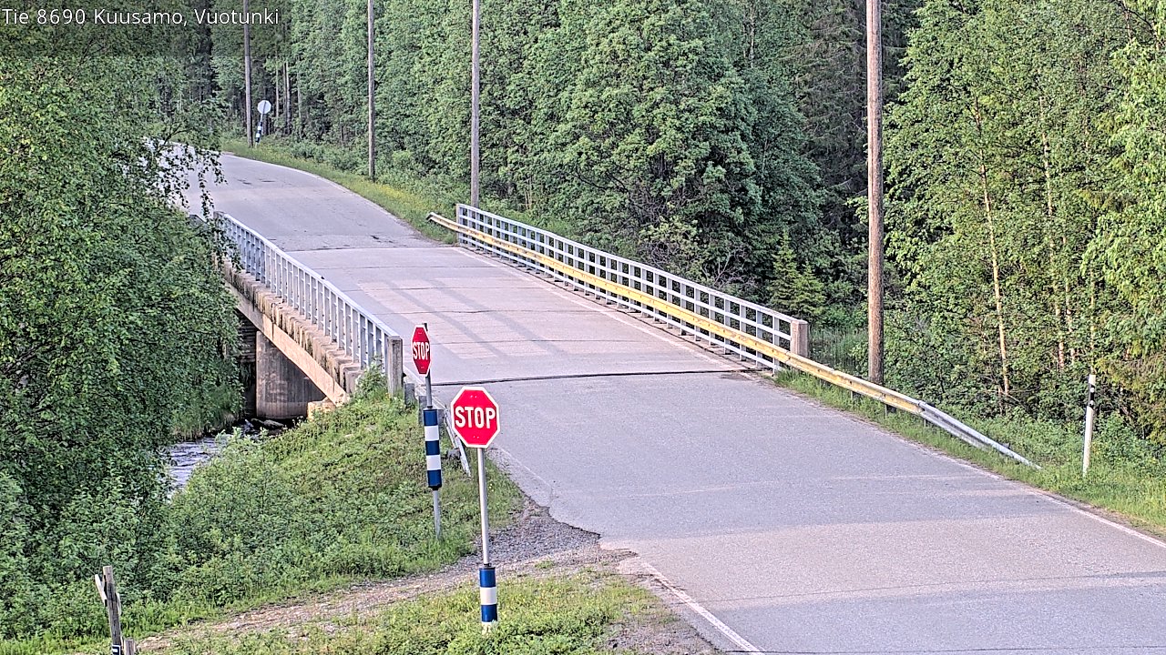 Kelikamerat Kuva Tie 8690 Kuusamo, Vuotunki, Kuusamo, Pohjois-Pohjanmaa