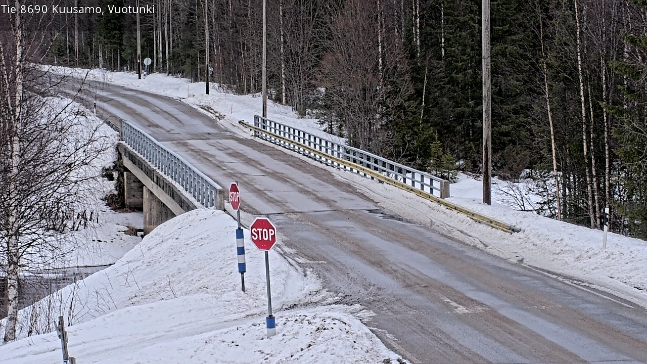 Kelikamerat Kuva Tie 8690 Kuusamo, Vuotunki, Kuusamo, Pohjois-Pohjanmaa