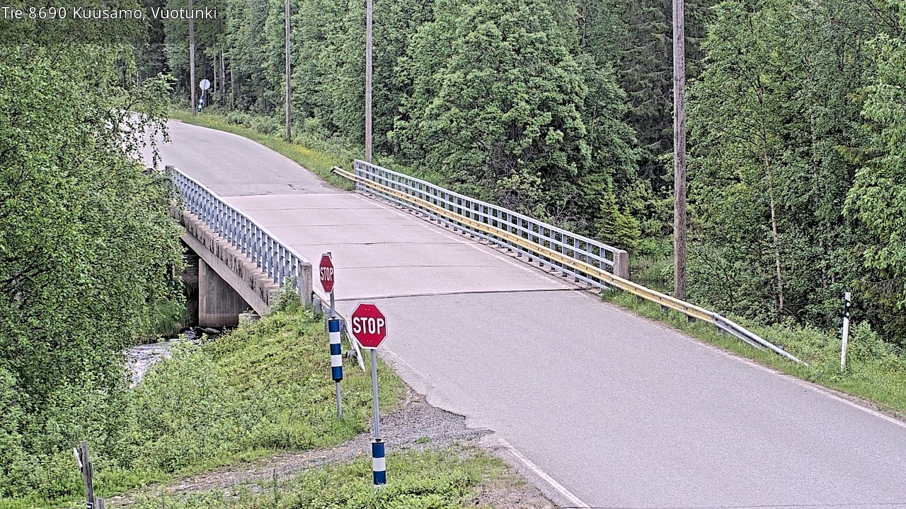 Kelikamerat Kuva Tie 8690 Kuusamo, Vuotunki, Kuusamo, Pohjois-Pohjanmaa