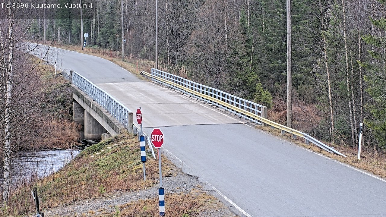Kelikamerat Kuva Tie 8690 Kuusamo, Vuotunki, Kuusamo, Pohjois-Pohjanmaa