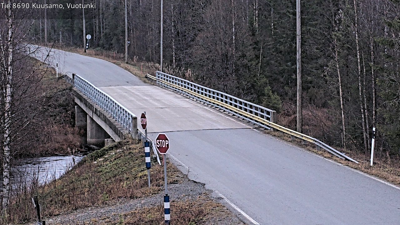 Kelikamerat Kuva Tie 8690 Kuusamo, Vuotunki, Kuusamo, Pohjois-Pohjanmaa