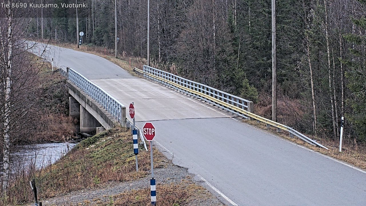 Kelikamerat Kuva Tie 8690 Kuusamo, Vuotunki, Kuusamo, Pohjois-Pohjanmaa