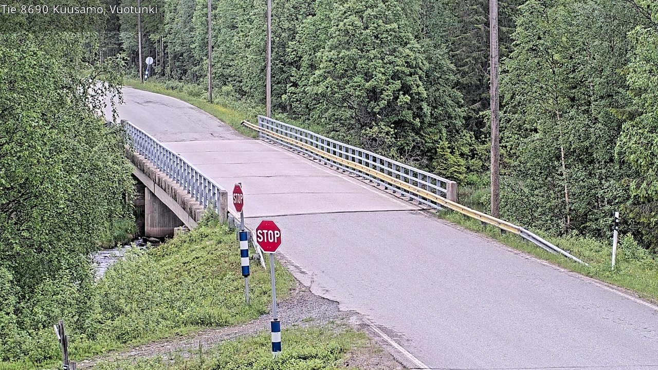 Kelikamerat Kuva Tie 8690 Kuusamo, Vuotunki, Kuusamo, Pohjois-Pohjanmaa