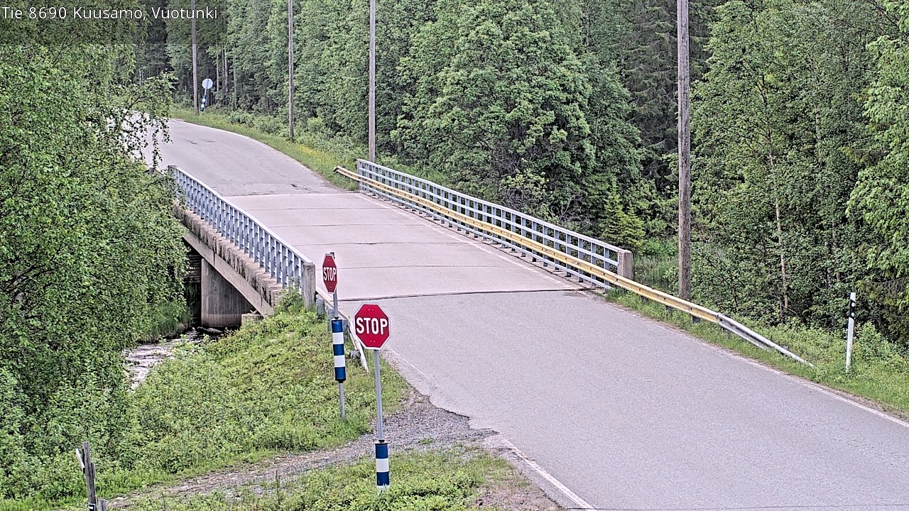 Kelikamerat Kuva Tie 8690 Kuusamo, Vuotunki, Kuusamo, Pohjois-Pohjanmaa