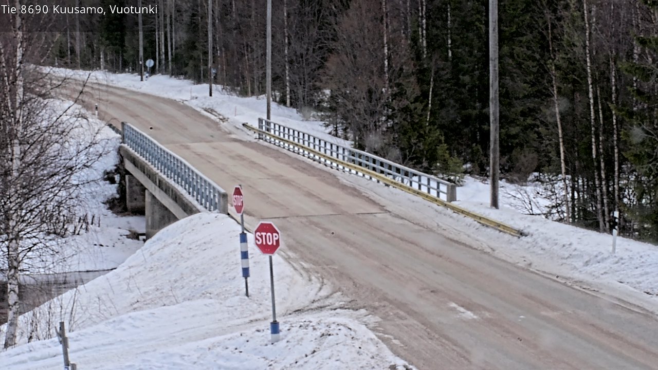 Kelikamerat Kuva Tie 8690 Kuusamo, Vuotunki, Kuusamo, Pohjois-Pohjanmaa