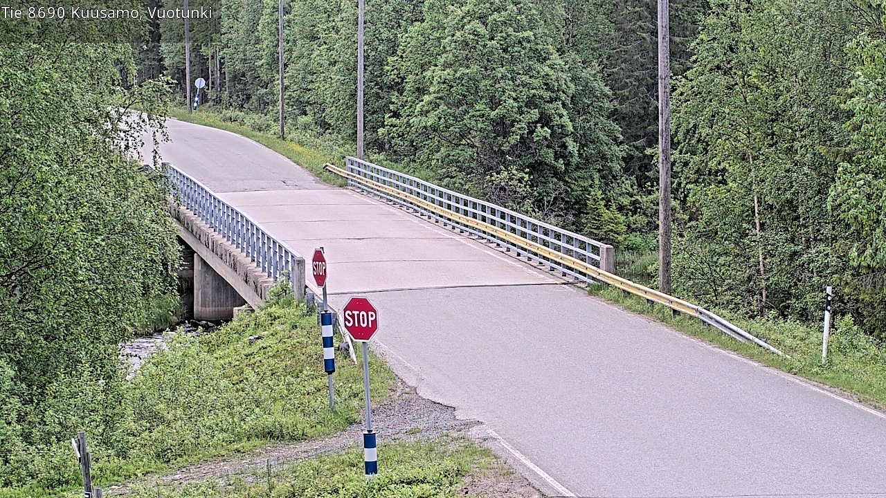 Kelikamerat Kuva Tie 8690 Kuusamo, Vuotunki, Kuusamo, Pohjois-Pohjanmaa