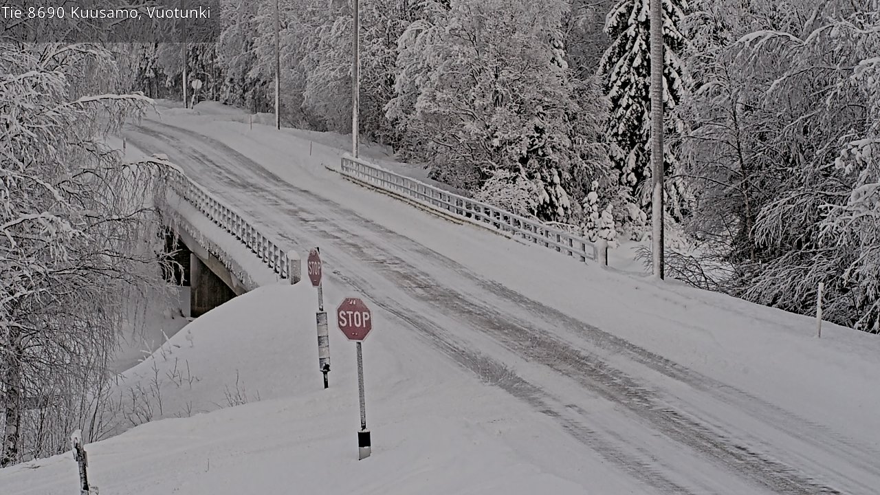 Kelikamerat Kuva Tie 8690 Kuusamo, Vuotunki, Kuusamo, Pohjois-Pohjanmaa