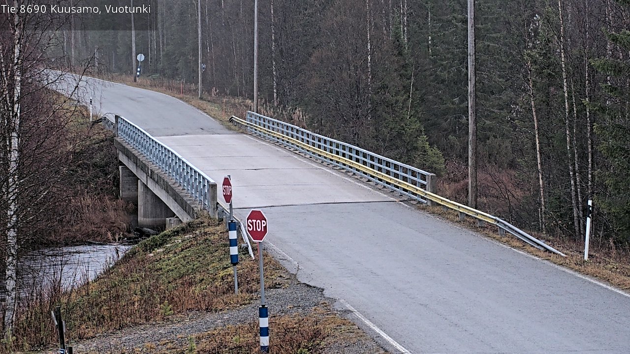 Kelikamerat Kuva Tie 8690 Kuusamo, Vuotunki, Kuusamo, Pohjois-Pohjanmaa