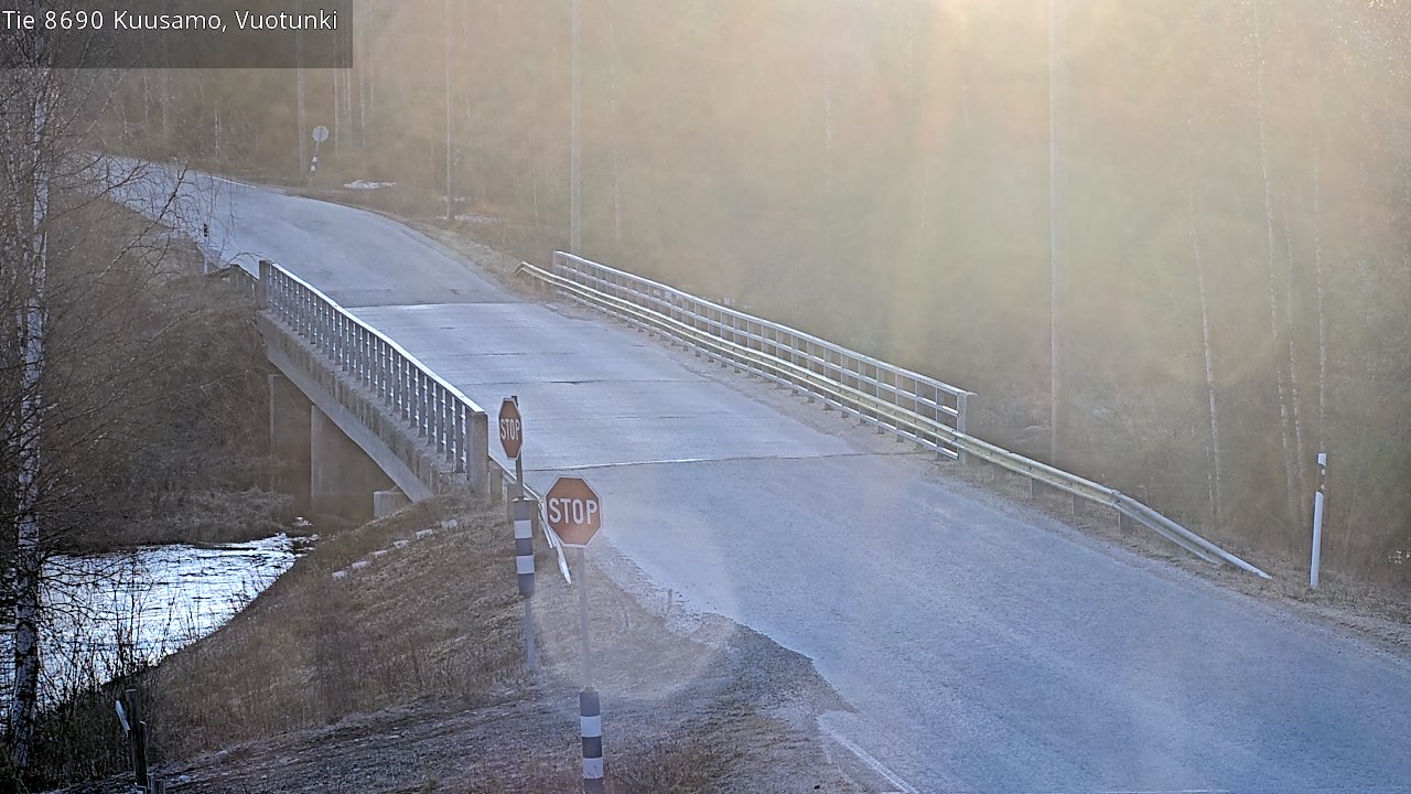 Kelikamerat Kuva Tie 8690 Kuusamo, Vuotunki, Kuusamo, Pohjois-Pohjanmaa