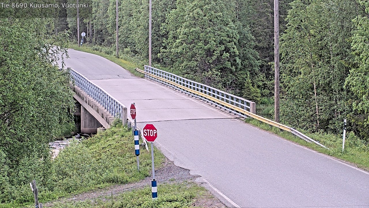 Kelikamerat Kuva Tie 8690 Kuusamo, Vuotunki, Kuusamo, Pohjois-Pohjanmaa