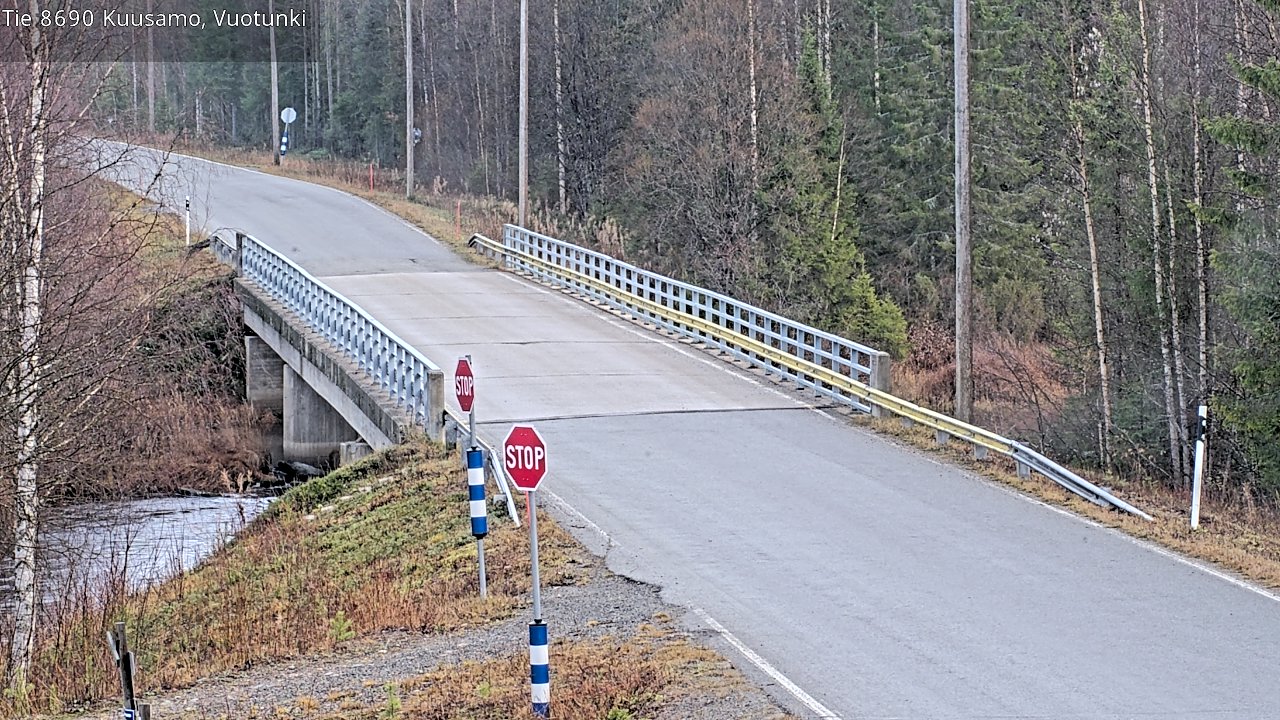 Kelikamerat Kuva Tie 8690 Kuusamo, Vuotunki, Kuusamo, Pohjois-Pohjanmaa