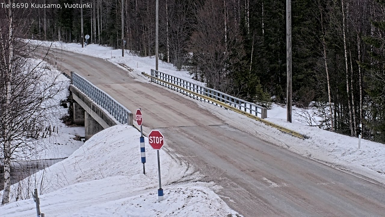 Kelikamerat Kuva Tie 8690 Kuusamo, Vuotunki, Kuusamo, Pohjois-Pohjanmaa