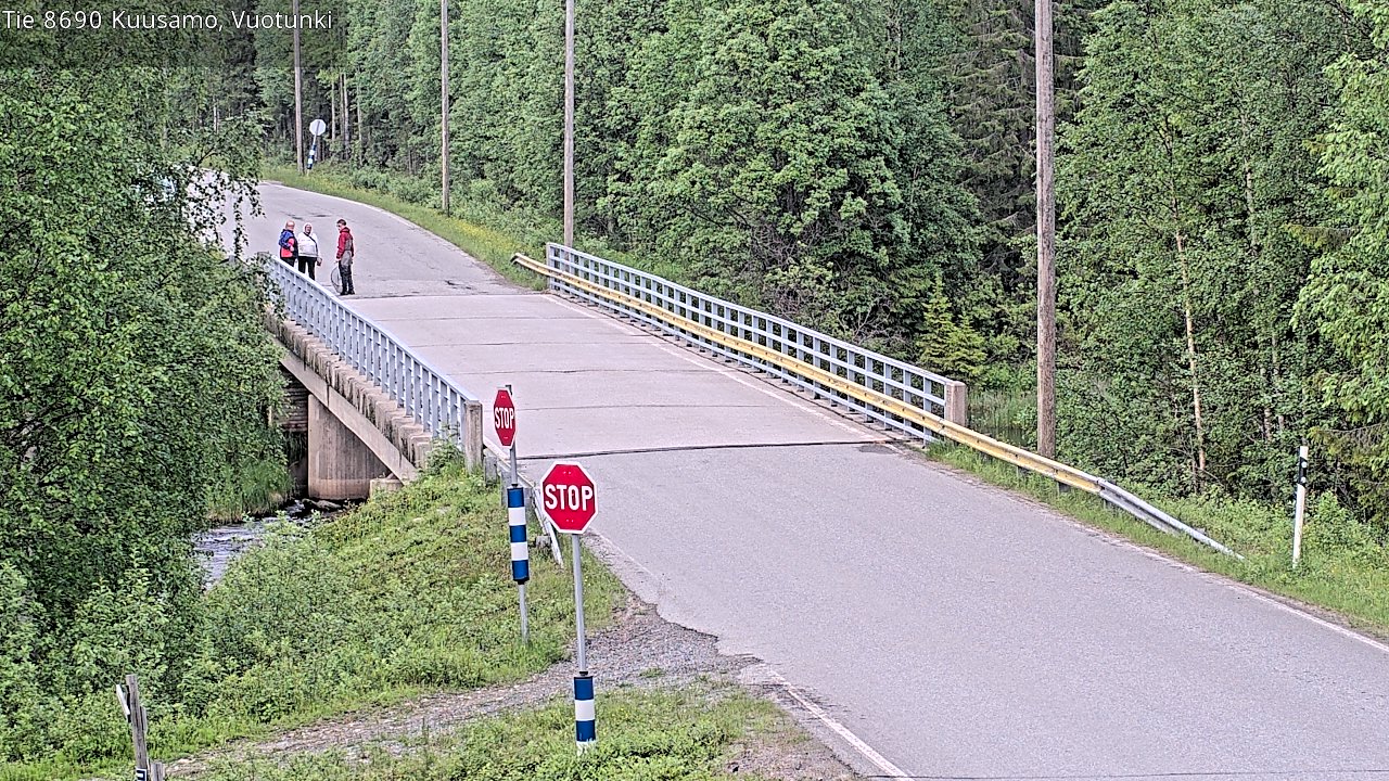 Kelikamerat Kuva Tie 8690 Kuusamo, Vuotunki, Kuusamo, Pohjois-Pohjanmaa