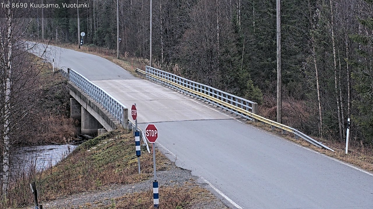 Kelikamerat Kuva Tie 8690 Kuusamo, Vuotunki, Kuusamo, Pohjois-Pohjanmaa