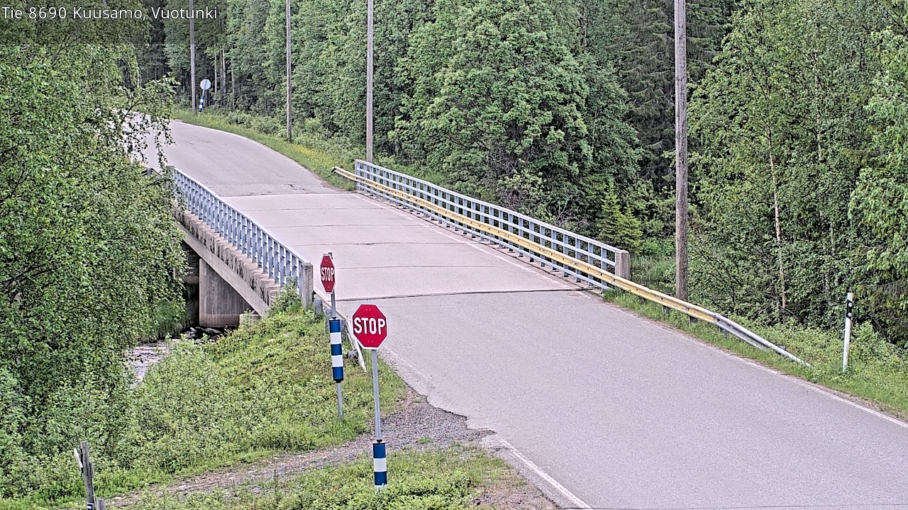 Kelikamerat Kuva Tie 8690 Kuusamo, Vuotunki, Kuusamo, Pohjois-Pohjanmaa
