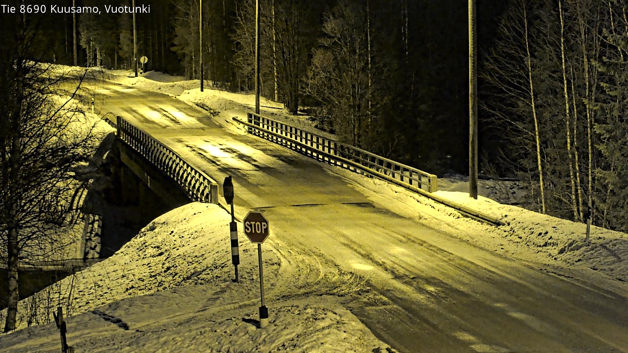 Kelikamerat Kuva Tie 8690 Kuusamo, Vuotunki, Kuusamo, Pohjois-Pohjanmaa