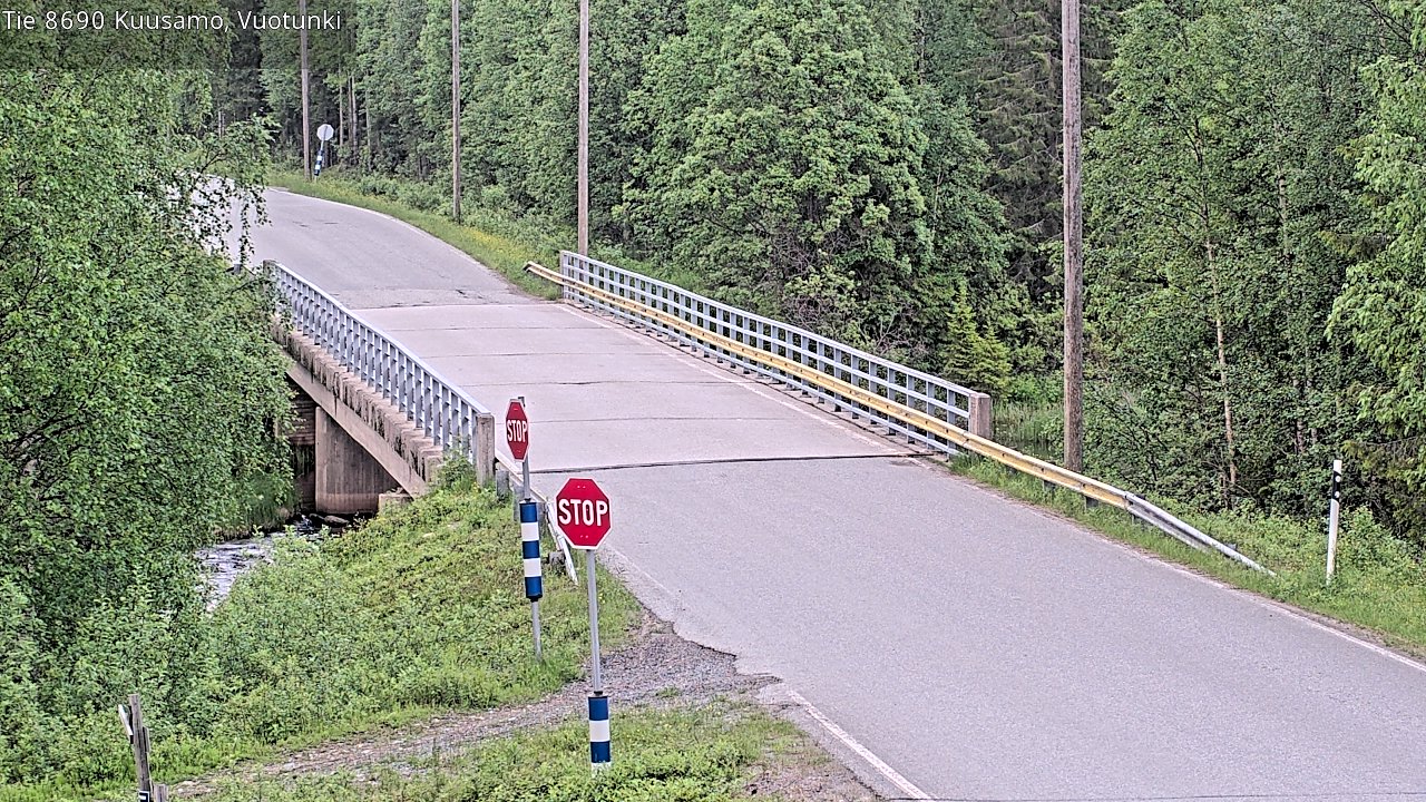 Kelikamerat Kuva Tie 8690 Kuusamo, Vuotunki, Kuusamo, Pohjois-Pohjanmaa