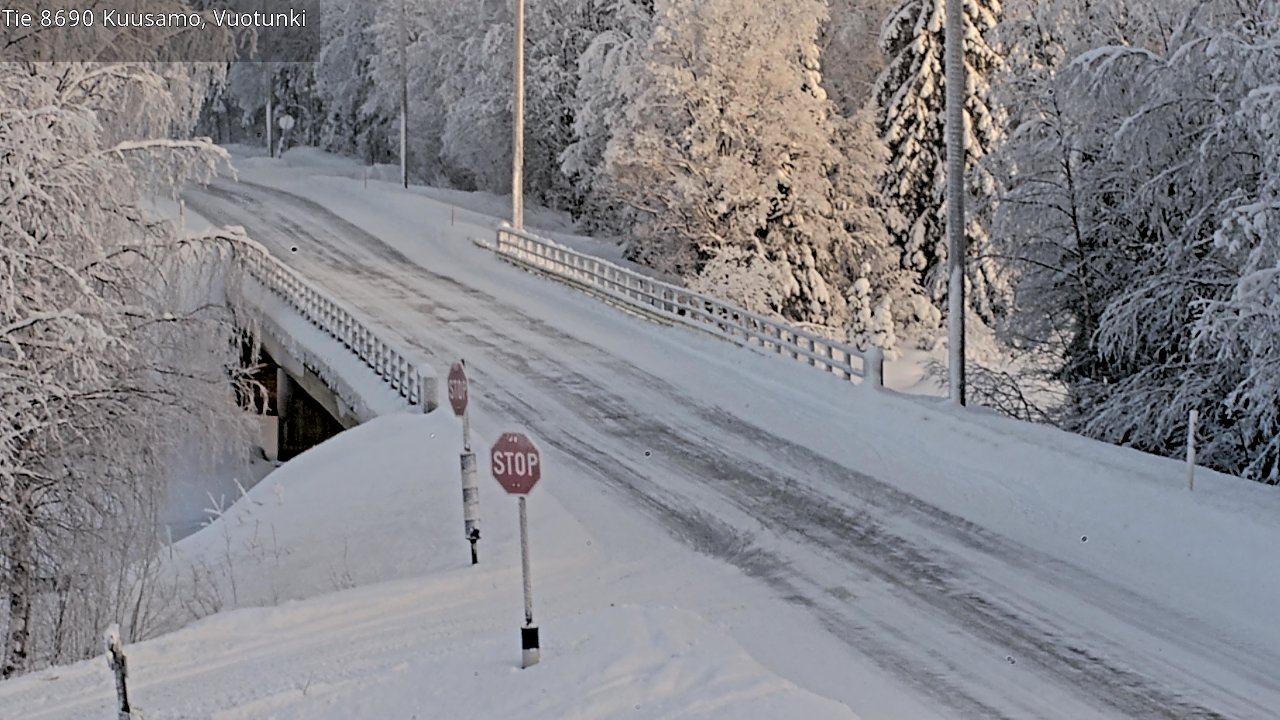 Kelikamerat Kuva Tie 8690 Kuusamo, Vuotunki, Kuusamo, Pohjois-Pohjanmaa
