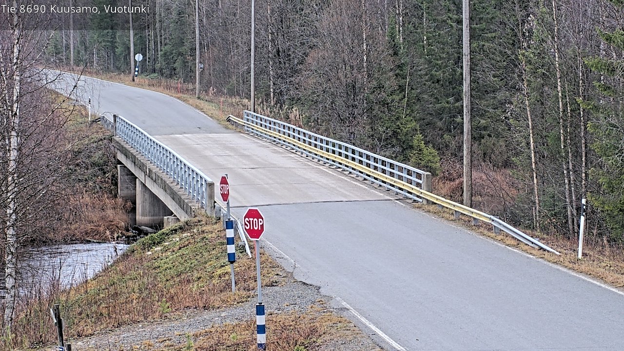 Kelikamerat Kuva Tie 8690 Kuusamo, Vuotunki, Kuusamo, Pohjois-Pohjanmaa