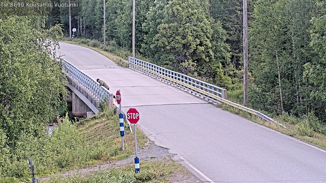 Kelikamerat Kuva Tie 8690 Kuusamo, Vuotunki, Kuusamo, Pohjois-Pohjanmaa